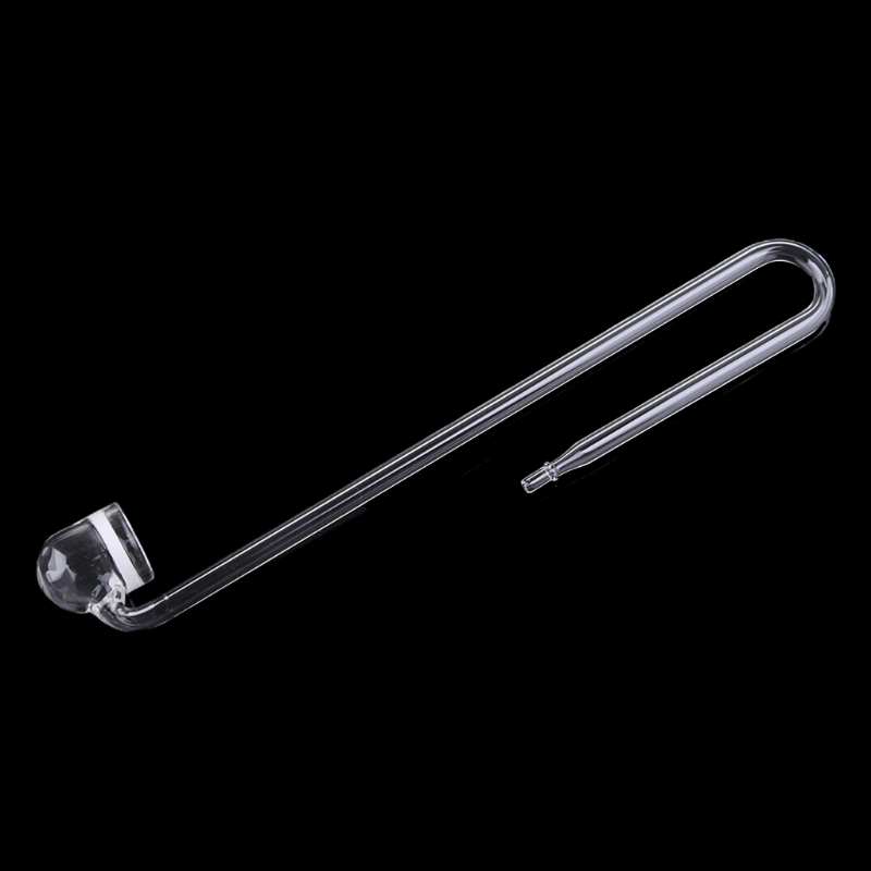 Planted Aquarium Accessories - Glass CO2 Diffuser Transparent Atomizer U-shape