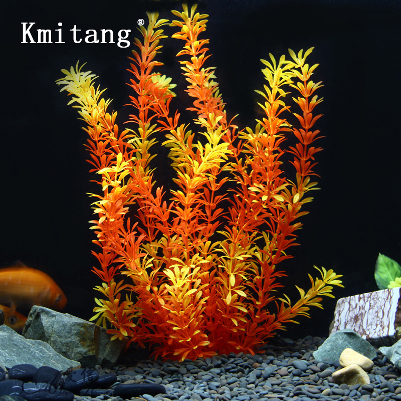 Aquarium Planted Tree - 100cm Tropical Plants Large Artificial Water