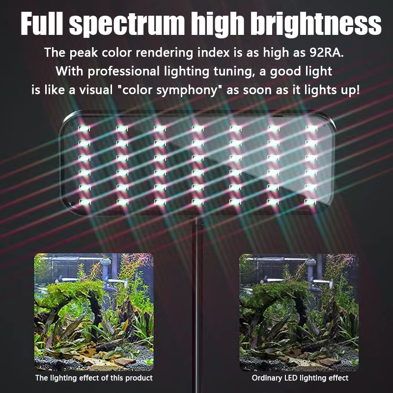13W LED Lamp Aquarium Decorati - Aquarium Plant Iron 评论和价格