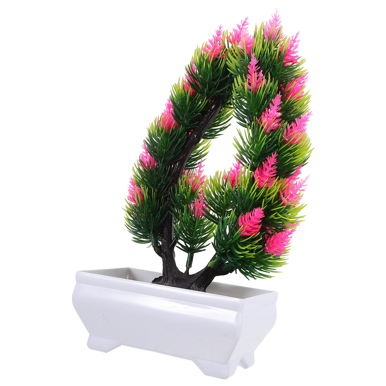 2Pcs Elegant Faux Bonsai Tree  - Aquarium Planted Tree 评论和价格
