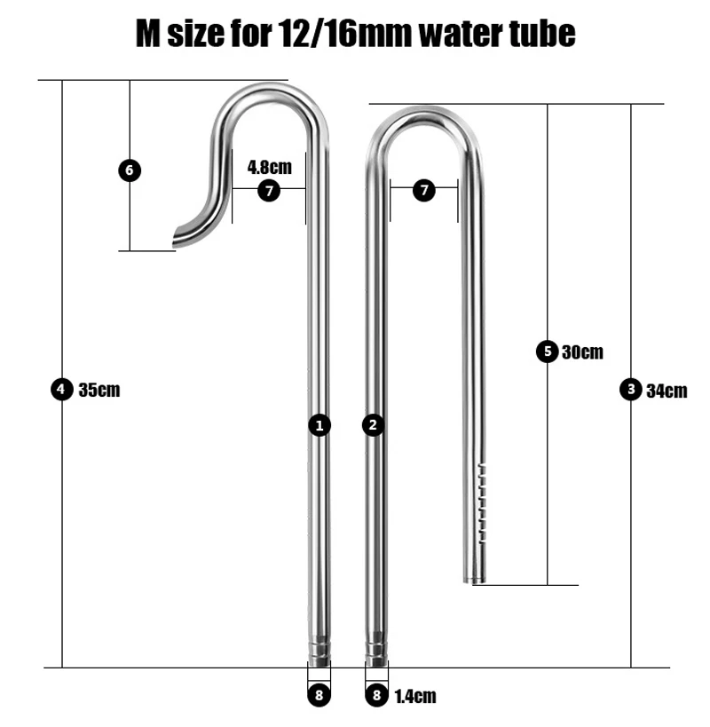 Lily Pipe Stainless Steel Infl - Planted Aquarium Ada 评论和价格