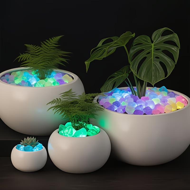 300PCS Luminous Pebble Set,0.9 - Aquarium Planting 评论和价格