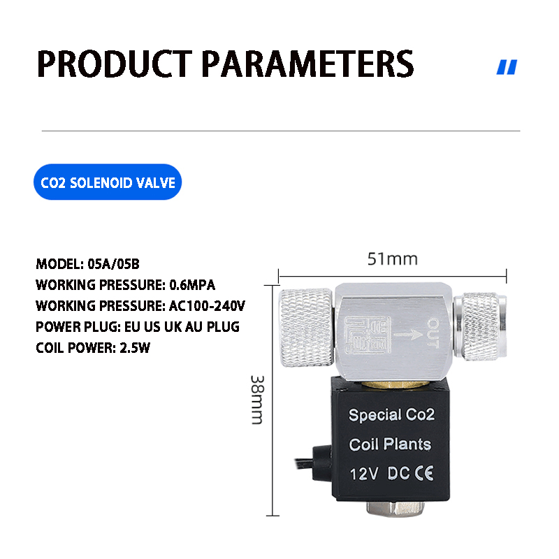 ZRDR Aquarium Co2 Solenoid Val - Planted Aquarium Accessories 评论和价格
