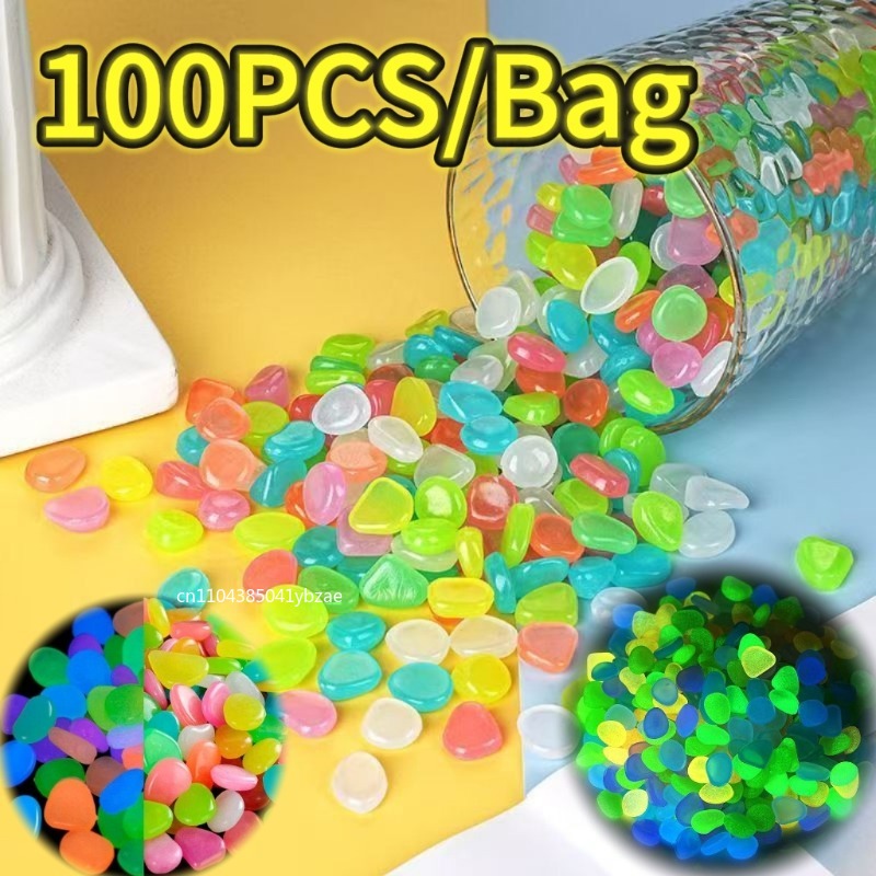 100-800pcs Glow in The Dark Pe - Aquarium Planting 评论和价格