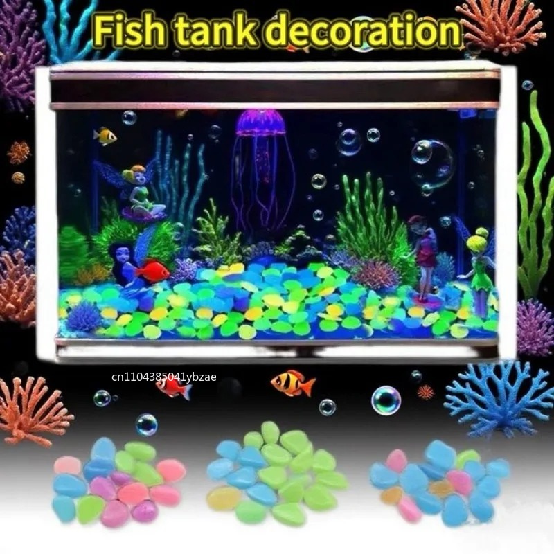 100-800pcs Glow in The Dark Pe - Aquarium Planting 评论和价格