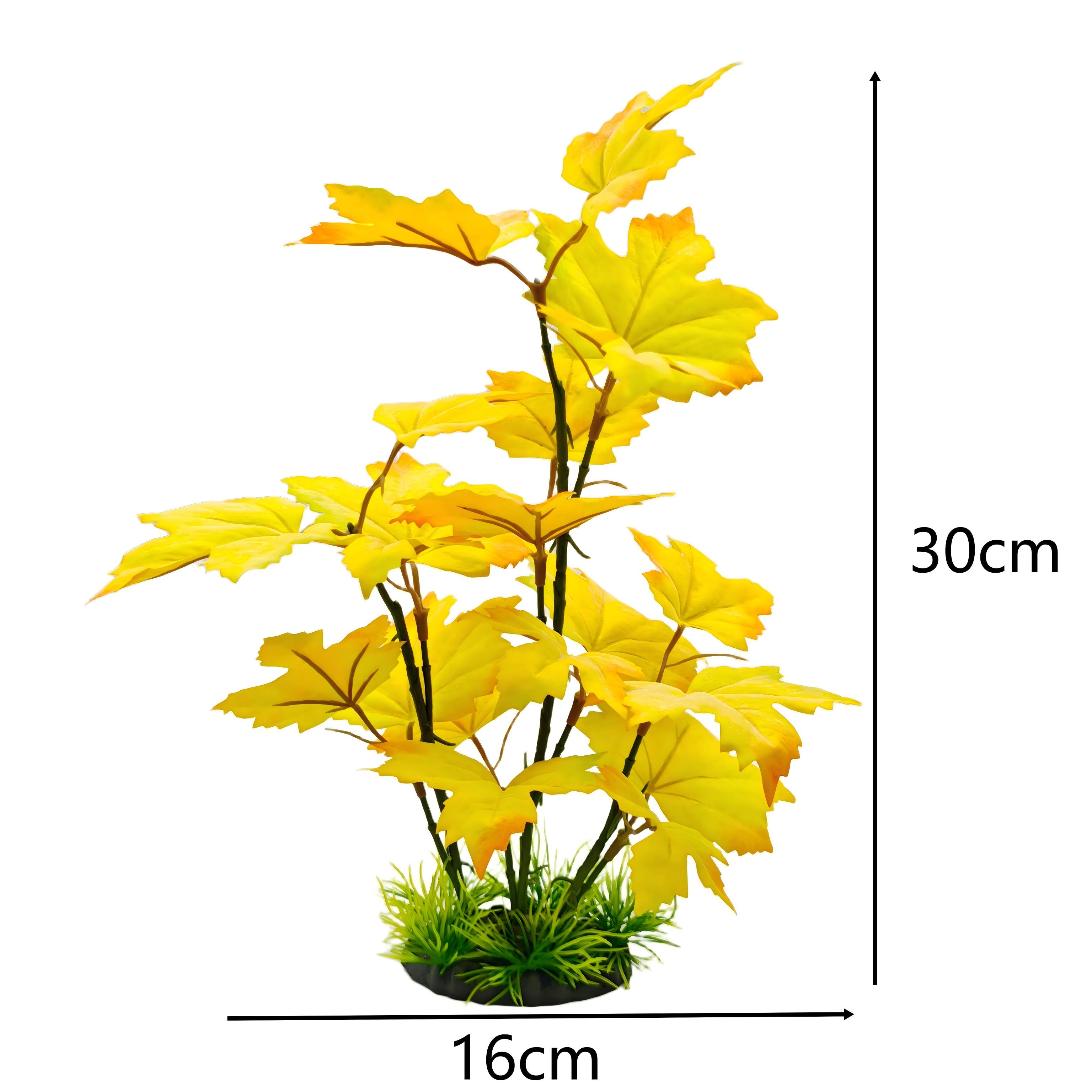 Artificial Leaves 30cm Aquariu - Aquarium Plant Yellowing 评论和价格