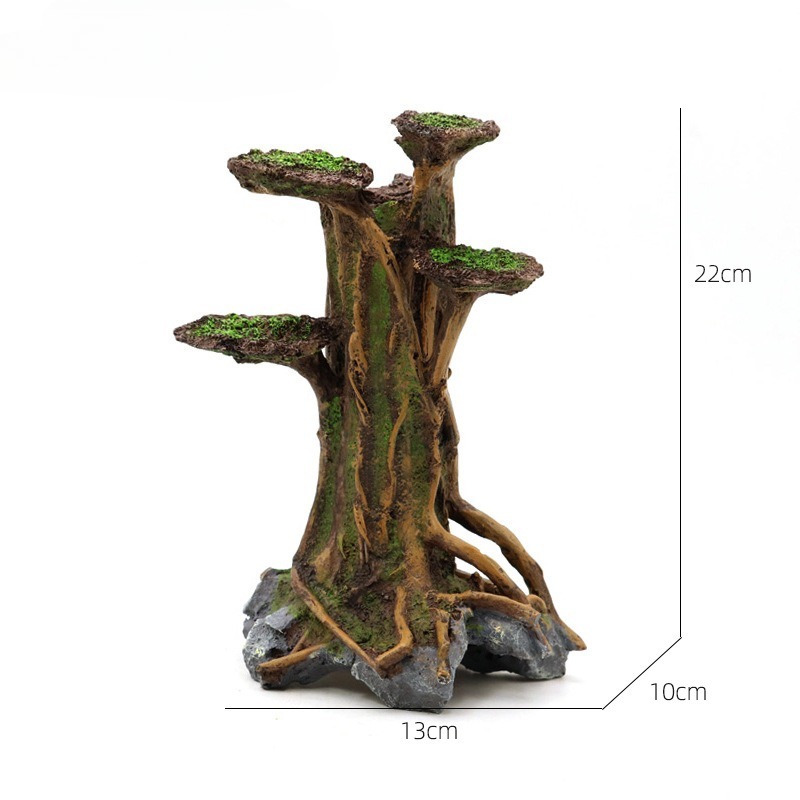 Artificial Moss Tree Driftwood - Aquarium Planted Tree 评论和价格