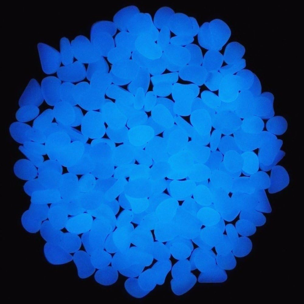 Fish Tank Rocks Glow Blue Pebb - Aquarium Planting 评论和价格