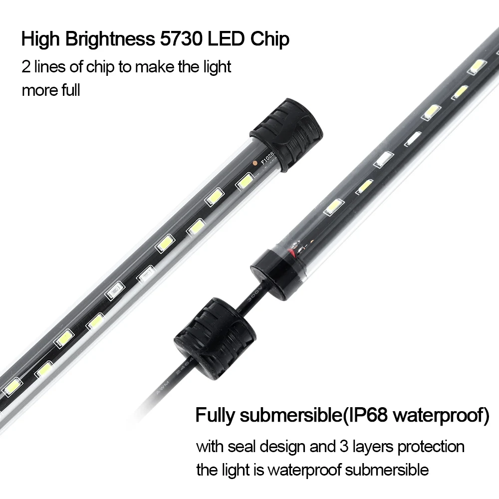 58CM  Aquarium Light LED Plant - Aquarium Plant Iron 评论和价格