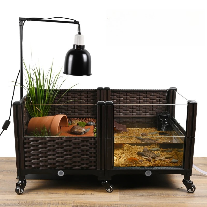 Eco Turtle Tank with Basking P - Aquarium Plant Yellowing 评论和价格