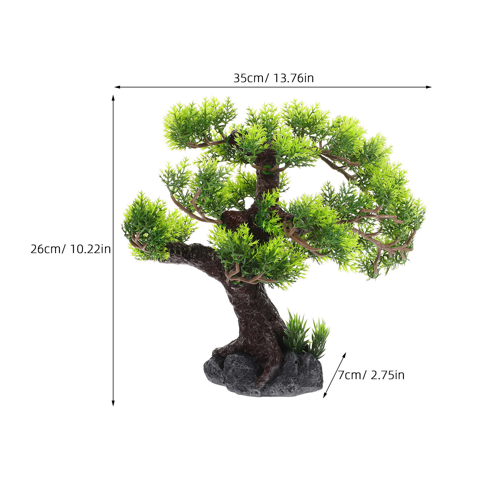 Resin Aquarium Tree Decor Simu - Aquarium Planted Tree 评论和价格