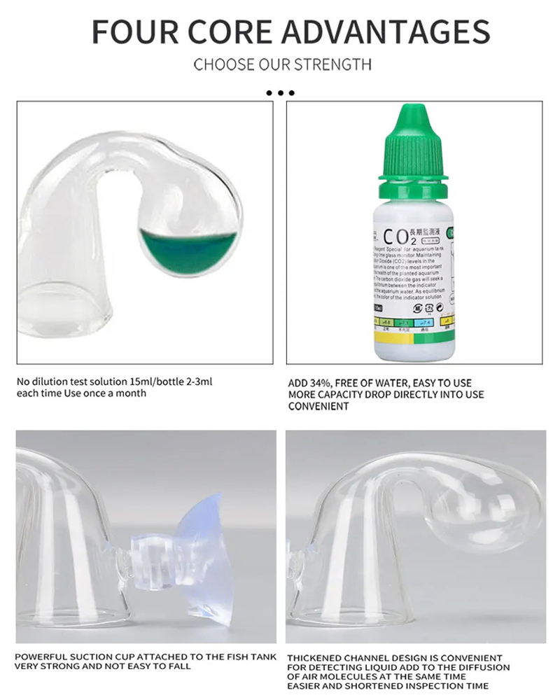 ZRDR Aquarium CO2 Indicator So - Planted Aquarium Ada 评论和价格