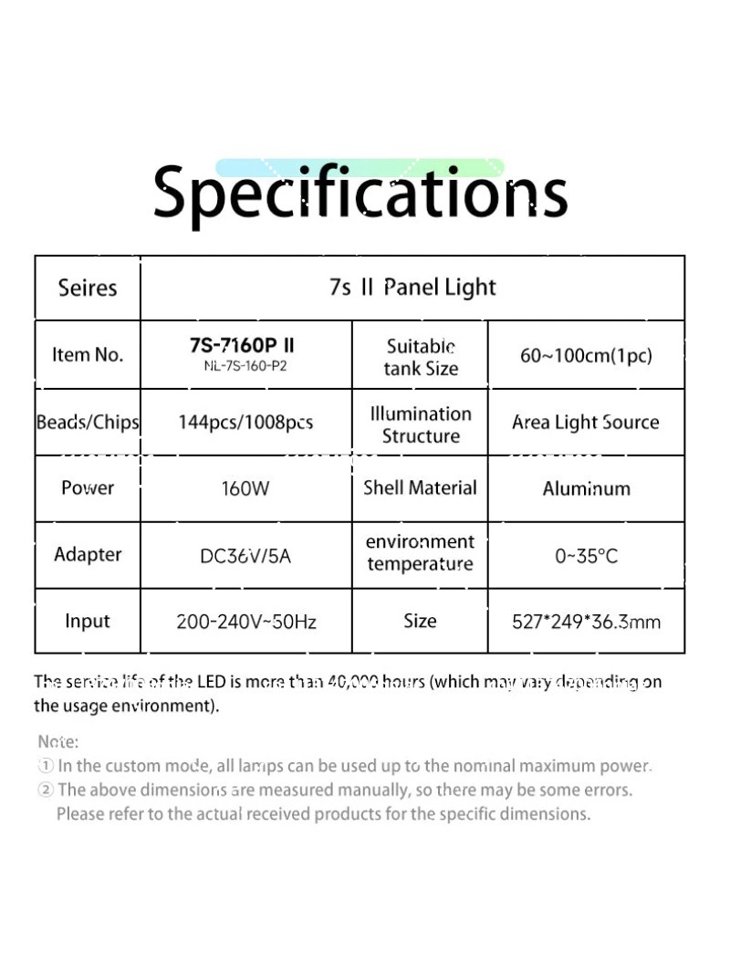 Aquarium LED Light 160W RGB Fu - Aquarium Planting 评论和价格